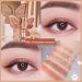 Butterfly Shape Eyeshadow Palette with 6 Shades | Ultra-Blendable High Pigmented Matte Glitter Eye Shadow Pallet High Pigmented Waterproof Eye Makeup Long Chocolate Mousse Color - Buy Online on GoSupps.com
