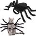 Halloween spider costume dog costume Halloween paired costume Halloween Decorations for small medium-sized dogs and cats adjustable black
