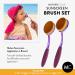 Sunscreen Brush Set - Child-Safe Sunblock Applicator for Kids & Adults | Portable 2 Pack with Caps & Cleaning Mat - Perfect for Families - Buy Online on GoSupps.com