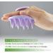 Bestool Hair Scalp Massager Shampoo Brush - Soft Silicone Bristles, Exfoliating Scrubber for Dandruff Treatment, Hair Growth, Stress Relief - Purple - Buy Online on GoSupps.com