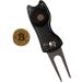 HODL 21 Bitcoin Golf Divot Repair Tool - All-Metal 3-in-1 Golf Multitool | Foldable with Pop-up Button & Magnetic Ball Marker - Buy Online on GoSupps.com