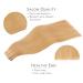 Buy Salife Tape Extensions - 40Pcs 100g 14 inch Real Hair Strawberry Blonde Invisible Tape In Extensions for Seamless Style - Buy Online on GoSupps.com