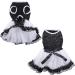 Dog Wedding Dress Summer Lace Skirt Tutu with Bow | Puppy Princess Formal Clothes for Small/Medium Dogs | Luxury Pet Birthday Party Costume (M, Black) - Buy Online on GoSupps.com