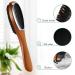 2-Piece 3-in-1 Lint Remover Brush & Shoe Horn - Beech Wood Handle for Clothes Wool Coats Couches & Pet Hair - Double-Sided Garment Cleaning Tool - Buy Online on GoSupps.com