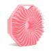Antimicrobial Silicone Body Scrubber Exfoliating Body Scrubber for Sensitive Skin Eco Friendly Shower Scrubber for Body Silicone Body Brush for Showering (Pink)