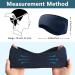 Yepnfro Winter Sports Headband for Men & Women | Fleece Ear Warmer for Cycling Running Hiking & Jogging - Black & Blue - Buy Online on GoSupps.com