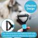 DakPets All-In-One Grooming Tool for Cats & Dogs | Metal Undercoat Rake, Detangling Comb, Shedding Blade & Grooming Brush | Blue | Medium to Long Hair - Buy Online on GoSupps.com