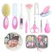 ZELINYE Baby Care Kits Baby Grooming Kit 10 in 1 Newborn Essentials Must Haves Baby Nail Clippers Baby Brush Baby Comb Earpick Nose Cleaning Tool Baby Nail File Nursing Baby Kit (Pink)