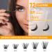 DIY Lash Clusters D Curl 16mm - 72 Mega Volume Eyelash Extensions for Home Use - Buy Online on GoSupps.com