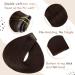 Vivien Brown Clip In Real Hair Extensions - 20 Inch #2 - 7pcs/140g - PU Clip in Extensions - Buy Online on GoSupps.com