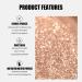 Shimmering Liquid Glitter Eyeshadow | Long-Lasting Sparkling Eye Makeup | Highlighter | 8 Colors Available (#03 Misty Sands) - Buy Online on GoSupps.com