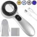 Handheld Jewelers Loupe with Scale 30X USB Rechargeable Coin Magnifier Handheld Magnifying Glass with LED Lights Clear Jewelers Coin Magnifier for Jewelry Passport Stamp Watch Rock