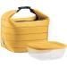 Guzzini Small Thermal Bag with Airtight Container - Ochre - 22 x 18 x H22 cm - Buy Online on GoSupps.com