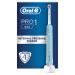 Oral-B Pro 1 Electric Toothbrushes For Adults With Pressure Sensor Christmas Gifts For Women / Him 1 Handle 1 Toothbrush Head 1 Mode with 3D Cleaning 2 Pin UK Plug 600 Blue White 3 Piece Set