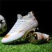 MFSH High Top Soccer Cleats for Men and Women - White | Turf Indoor Youth Football Boots - Buy Online on GoSupps.com