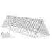 VEVOR Chicken Tunnels 118.1 x 28 x 24.2 inch (LxWxH) Chicken Tunnels for Yard Portable Chicken Tunnels for Outside Easy Installation Chicken Coop Run Suitable for Chickens Ducks Rabbits