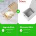 NEOGULY Parakeet Nesting Box Transparent Bird Box Bird Nests for Cages Nest Box with Perch Wood Bird Cage House for Lovebirds Cockatiel Budgie Conure Parrot S-18.8*12*12CM - Buy Online on GoSupps.com