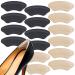 8 Pairs Heel Pads for Shoes Heel Grips Liner Cushions Inserts for Women Men Shoes Heel Pads for Shoes That are Too Big Self-Adhesive Foot Care Protectors Stop Heel Slip and Blister Pale Apricot + Black