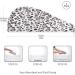 Love Leopard Pattern Dry Hair Cap & Quick Drying Towel Set - Super Absorbent Soft & Comfortable - 2 Piece Set - Buy Online on GoSupps.com