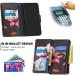 Miago 9 Card Slots Leather Cover for Huawei Y5 2019 - Colorful Zip Flip Wallet Case PU Leather Pocket Protective Cover Pink Flower Design - Buy Online on GoSupps.com