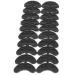 NC 10 Pairs Black Rubber Sole Replacement Heel Savers Toe Plates Tap DIY Glue On Shoes Pad