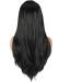 PORSMEER 32 Inch/80cm Long Black Wigs for Women Layered Straight Synthetic Heat Resistant Hair Wig with Fringe for Ladies Cosplay Party Halloween Costume Anime - Buy Online on GoSupps.com