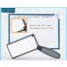 Rectangular Hand-held Magnifying Glass HD Lens 2.5X-5X Double-Layer Acrylic Lens Comfortable and Lightweight Magnifying Glass Made in China - Buy Online on GoSupps.com