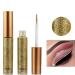 Hacaus 2PCS Glitter Metallic Liquid Eyeliner Set - Long Lasting Waterproof Eye Makeup in Silver Gold | 36 Shades - Buy Online on GoSupps.com