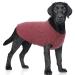 Hjumarayan dog sweater - washable dog sweater large dogs elastic thin dog sweater striped dog shirt elastic dog sweater for medium -sized large dogs (red xxl) xxl burgund