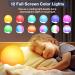 Laliled Sunrise Alarm Light - Touchscreen Dual Alarm Clock for Heavy Sleepers | 12 Colors Night Light & FM Radio - Buy Online on GoSupps.com