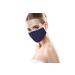 MBW mouth & nose mask in blue protective mask face mask 3-layer reusable masks 100% cotton
