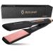 Basuwell Hair Straighteners Digital Display Flat Iron for Thick Hair Six-Speed Temperature Control Salon Grade Ceramic Fast Hair Styler UK Plug for Women Black B style