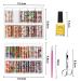 Kalolary 20 Rolls Nail Foil & Glue - Holographic Starry Sky Stars Transfer Stickers for DIY Nail Art Decoration - Buy Online on GoSupps.com