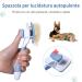 Vinabo Self-Cleaning Dog & Cat Brush - Perfect for Long & Short Haired Pets - Remove Undercoat Effortlessly - Blue - Buy Online on GoSupps.com