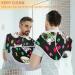 Beard Bib Apron for Men - Non-Stick Waterproof Hair Catcher with Colorful Cat Pattern | Perfect for Shaving & Trimming - Buy Online on GoSupps.com