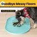 Conlun Bowl Pad for Dogs & Cats - BPA-Free Silicone Feed Mat with High Edges (Turquoise 48x30cm) - Spill-Proof Rubber Dog Bowl Pad - Buy Online on GoSupps.com