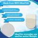LW3 Wool Felt Medial/Lateral Heel Pads by Hapad Inc - 1 Pair - Buy Online on GoSupps.com