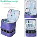 Nail Kit Organizer Nail Supplies Organizer | Nail Storage Organizer Sponge Partitions Nail Polish Bag Organizer Sturdy Handle for Nail Polish Blue - Buy Online on GoSupps.com