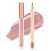Easilydays 2Pcs Matte Nude Lip Liner Pencil and Lip Stick Set  Velvety Creamy Matte Lip Crayon Full Coverage Lip Stain High Pigment Waterproof  No Smudge Lipstick for Women  Smooth Matte Lip Color Makeup (01)
