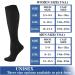 6 Pairs Compression Socks for Men & Women | 20-30 mmHg Knee High Support for Running Cycling Hiking & Medical - Black & Khaki L-XL - Buy Online on GoSupps.com
