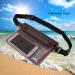 HEETA 2-Pack Waterproof Pouch with Waist Strap - Screen Touch Sensitive Bag for Swimming, Diving, Boating - Keep Phone and Valuables Dry - Black & Grey - Buy Online on GoSupps.com