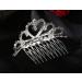 Mini Heart Rhinestone Tiara for Wedding Bride Prom Birthday - Lovelyshop (1 Pack) - Buy Online on GoSupps.com