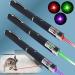 3 Pack Green Red Purple Light Interactive Cat Toys for Indoor Cats Dogs Pet Pointer Toys, Indoor Tease Cat Playing Training Chaser Interactive Pet Toys for Indoor Cats Dogs Pets Light Pointer Toys 3 PCS Laser Pointer for Cats