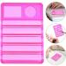 POPETPOP Porte-stylos Nail Art avec Palette de M lange Compartiments pour Organisation Ongles Accessoire Professionnel Mat riel Nail Art Rose - Buy Online on GoSupps.com