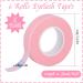 Lash Tape Vaktop 6 Rolls | Breathable Micropore Eyelash Extension Adhesive Tape | False Lash Extension Accessories | 0.5 inch x 10 Yards Pink - Buy Online on GoSupps.com