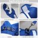 Meioro Reflective Dog Harness & Leash Set - Soft Padded Adjustable Vest for Small & Medium Dogs - Blue Size M (Breast 35-40cm) - Buy Online on GoSupps.com