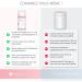 Ceramide Cream 100ml with 3 essential ceramides plus Aloe Vera Bakuchiol and organic pomegranate seed oil Vegan facial treatment to strengthen the skin barrier with niacinamides and ectoin - Buy Online on GoSupps.com