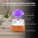 Cloud Rain Humidifier with 7 Color Changing Lights - Multifunctional Aroma Diffuser for Home - Grain - Buy Online on GoSupps.com