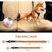 IOKHEIRA Dog Safety Belt - Adjustable Car Seat Belt for Dogs with Universal Plug & Locking Bar | Flame Orange - Buy Online on GoSupps.com