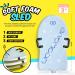 WOOWAVE 36 Inch Foam Snow Sled for Kids - Lightweight Toboggan with PE Core and Slick Bottom (Blue) - Buy Online on GoSupps.com
